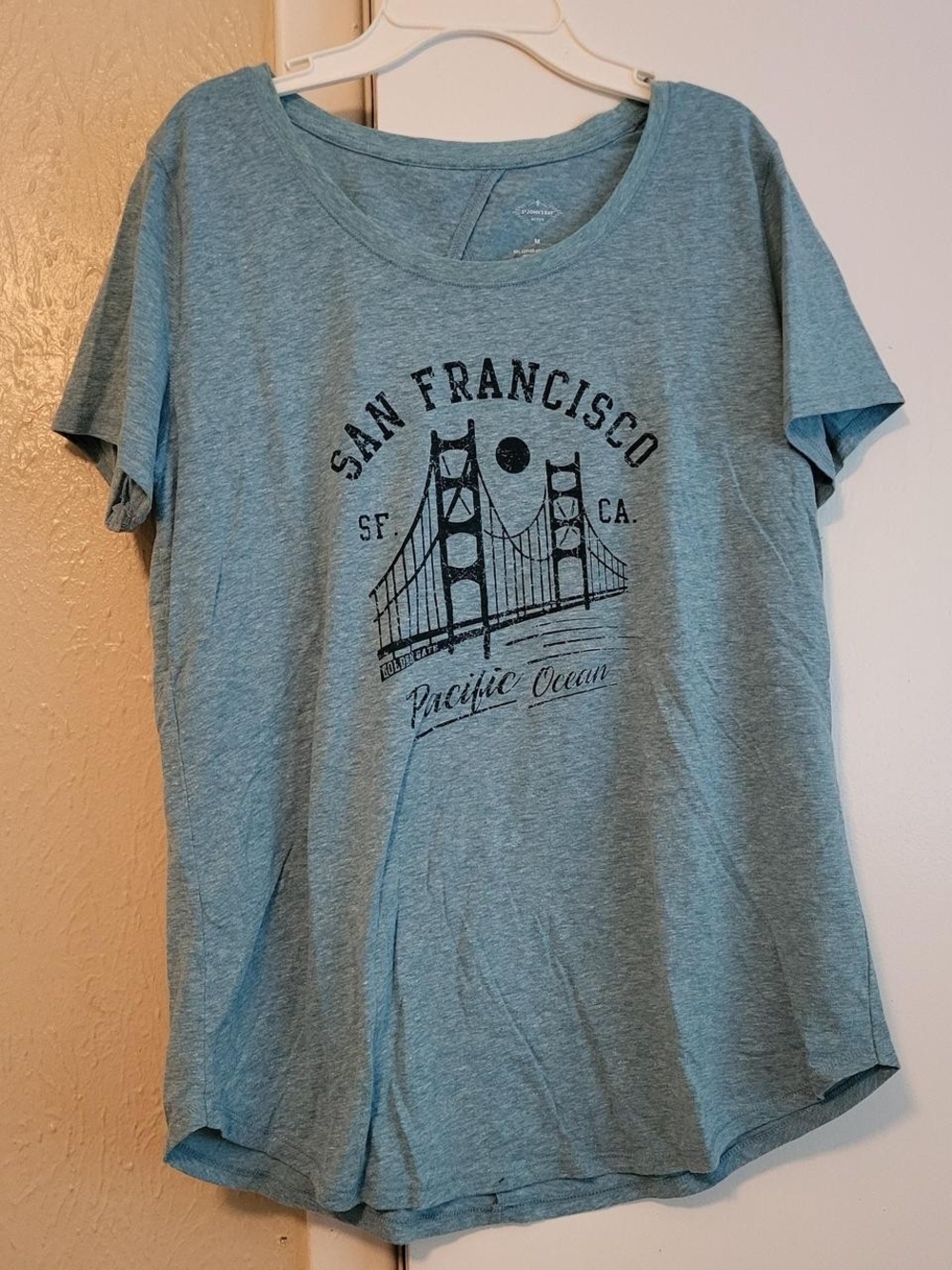 San Francisco Graphic Tee - Light Blue Women’s Top
